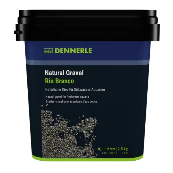 Nisip natural Dennerle Natural Gravel Rio Branco 0,1-2mm 2,5kg