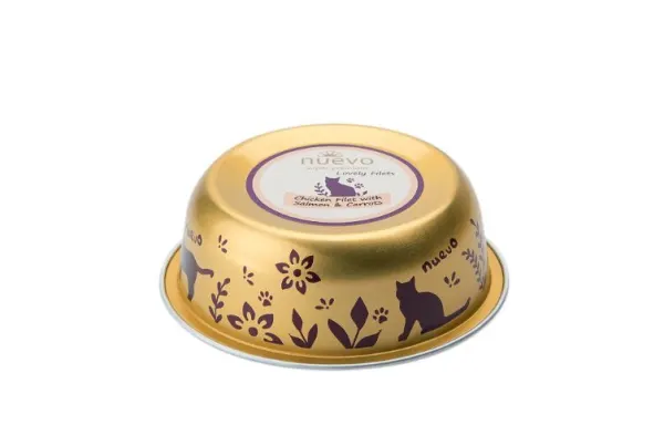 Nuevo Cat Bol File Pui Somon 85 g