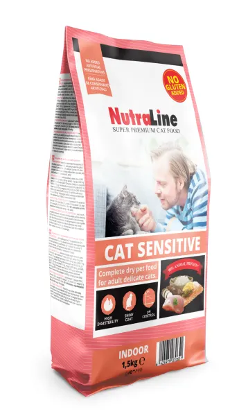 Nutraline Cat Sensitive  K - 1-5-kg,nutraline