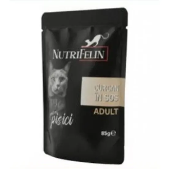 Nutrifelin Hrană umedă pentru pisici cu Curcan în sos 85 g Engros