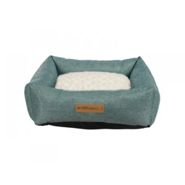 OLERON- Pat oval pentru caini, albastru 55x50x15 cm