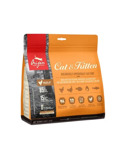 ORIJEN Cat &amp; Kitten 340 g hrana pisoi si pisici