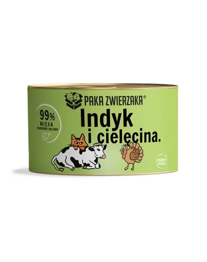 PAKA ZWIERZAKA Hrana umeda pisica 200 g curcan si vitel