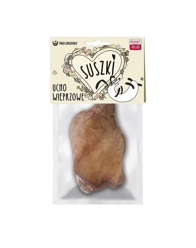PAKA ZWIERZAKA  Recompense pentru caini, ureche de porc 1 bucata
