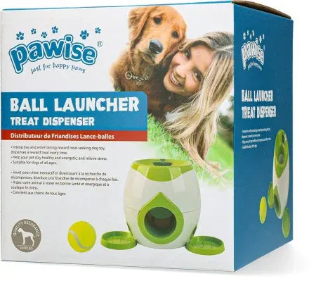 Pawise Ball Launcher Food Feeder Dispenser Recompense