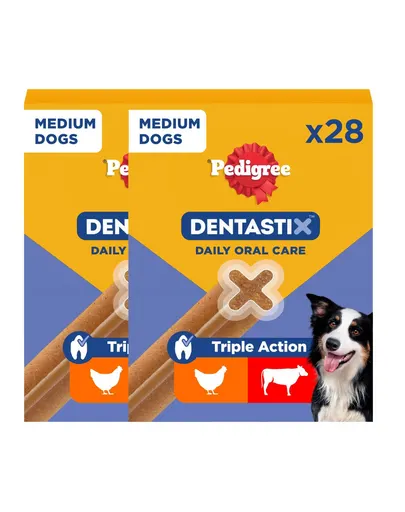 PEDIGREE DentaStix pentru caini rasa medie 52 buc.(2x4x180g)