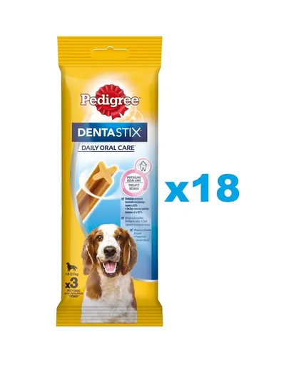 PEDIGREE DentaStix recompense dentare caini talie medie 18x77g