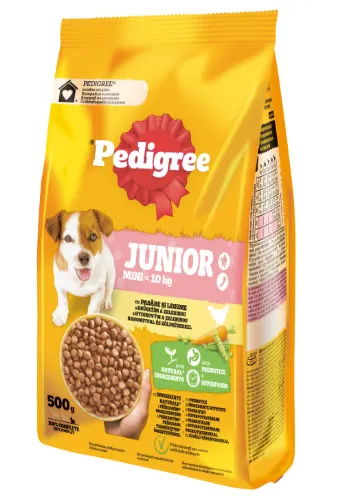Pedigree Junior Pasare/Legume Mini - 500-g