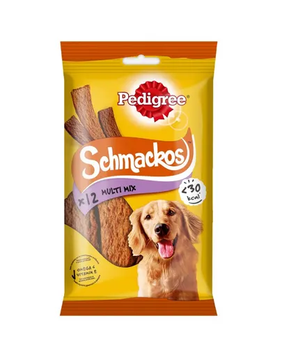 PEDIGREE Schmackos 12 buc. recompense pentru caini, cu vita 86 g
