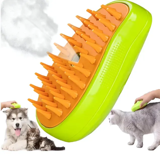 Perie Multifunctionala Engross Pentru Animale de Companie, cu Aburi