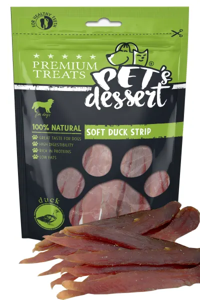 Pet s Desert Dog Soft Duck Strip 80g LSD-02