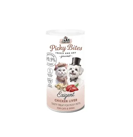 Pet, s Dessert Recompense Picky Bites Exigent cu Ficat de Pui