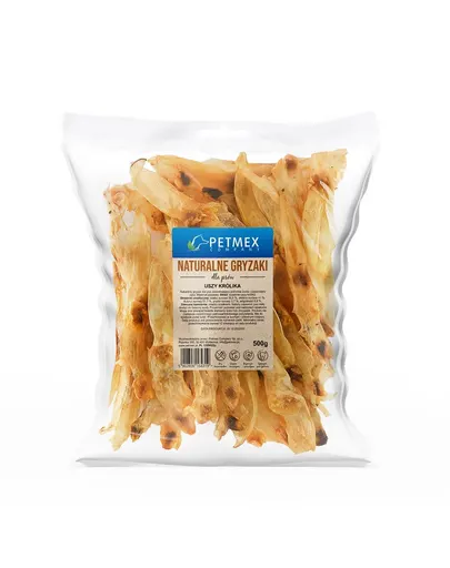 PETMEX Urechi de iepure pentru caini 500 g