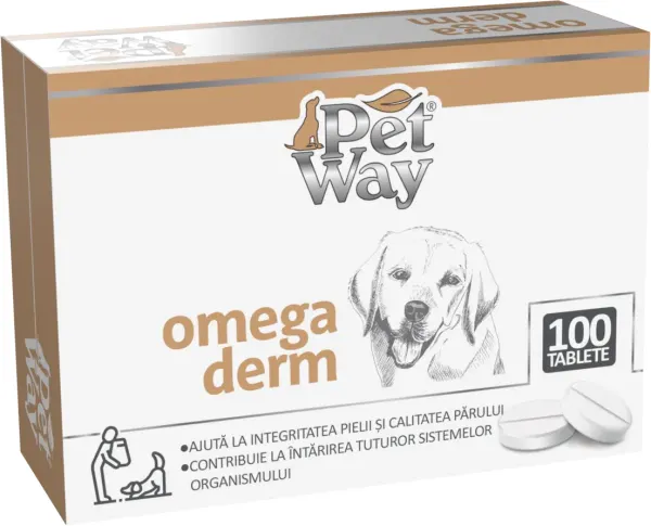 PetWay Omega Derm, 100 tablete