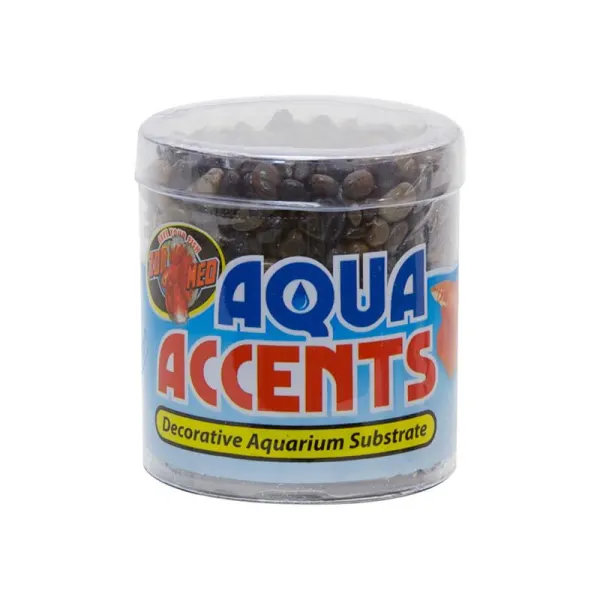 Pietris decorativ Zoo Med Aqua Accents - Dark River Pebbles