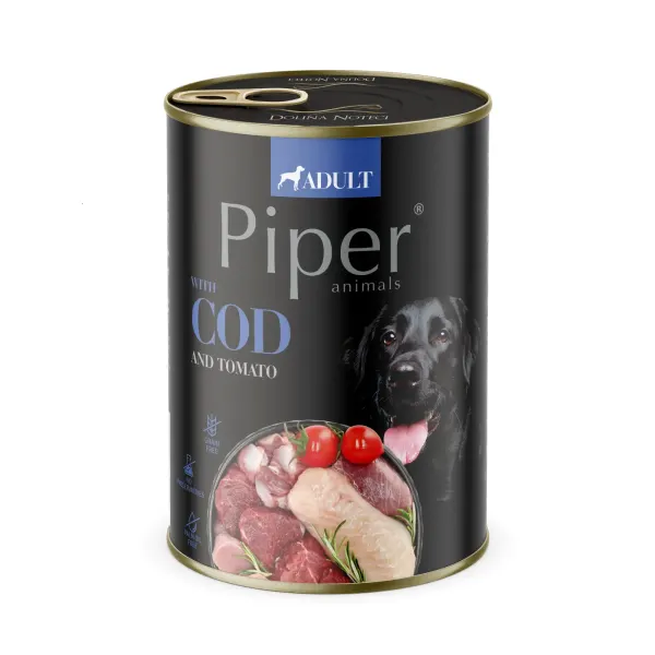 Piper Adult Dog, Cod si Tomate, 400 g
