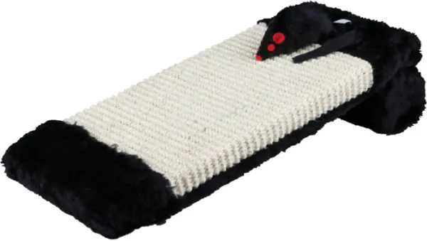 Placa cu Sisal de Zgariat, Pe Rola, 15 x 35 cm, Natural Negru