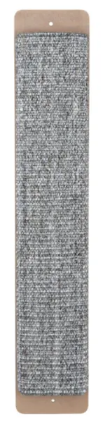 Placa de Zgariat cu Sisal, Lemn Gri 11 x 56 cm