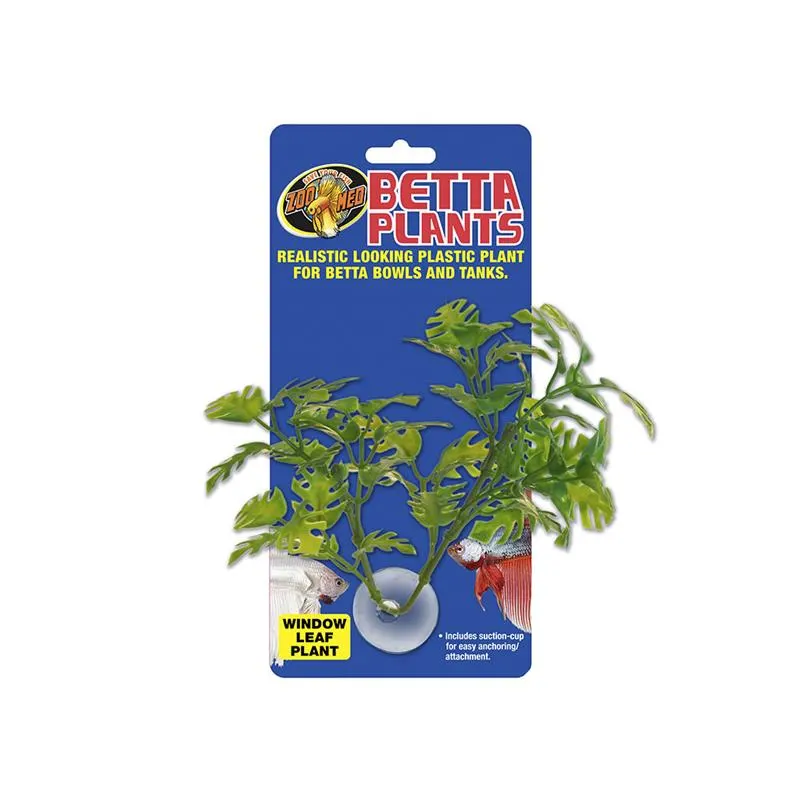 Planta din plastic Zoo Med Betta Plant - Window Leaf
