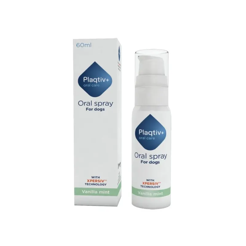 Plaqtiv+ spray dental caini, 60ml