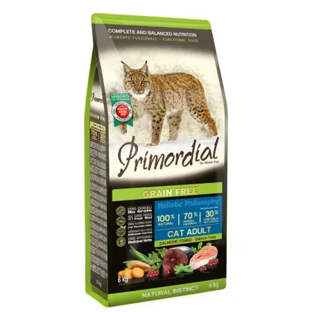 Primordial GF Holistic Cat Adult cu Somon si Ton, 400 gr