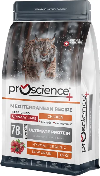 Pro Science Sterilised Cat Urinary Care cu Pui