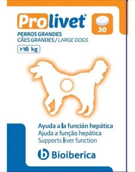Prolivet pentru caini de talie mare  16 kg - 30 tablete