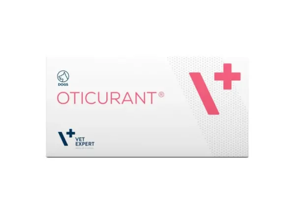 Pulbere auriculara pentru caini Oticurant Vetexpert 24 plicuri   cutie