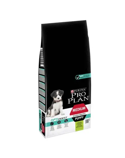 Purina Pro Plan Medium Puppy Sensitive Digestion OptiDigest miel 12 kg