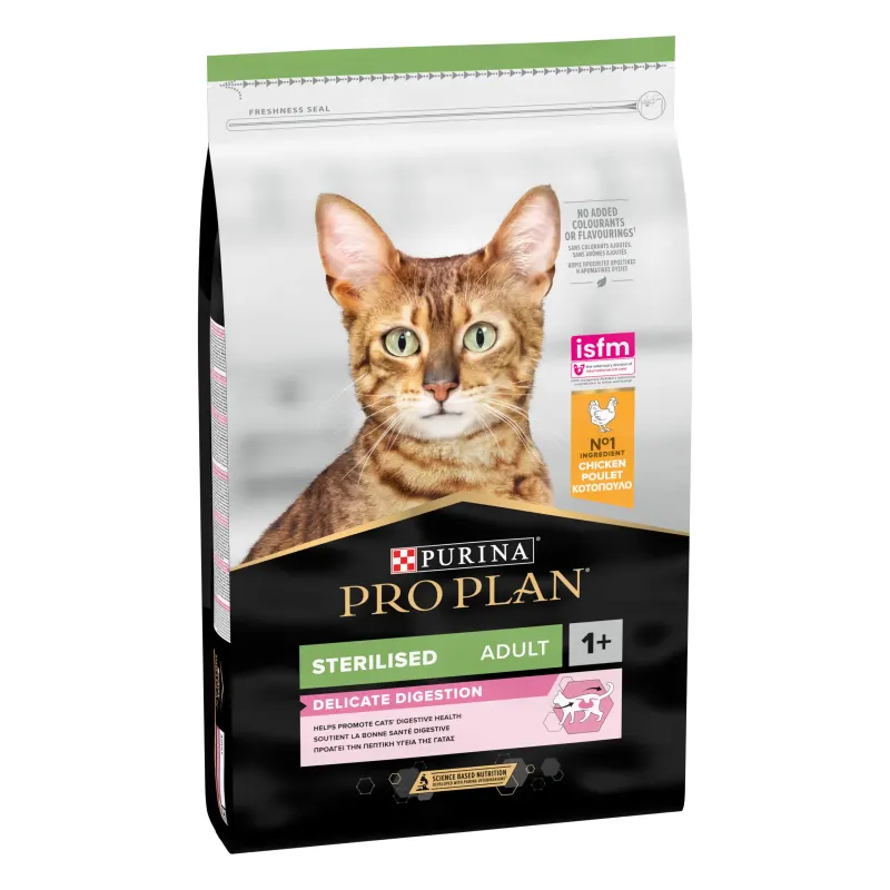 ​PURINA PRO PLAN STERILISED Delicate Digestion, Pui, 10 kg