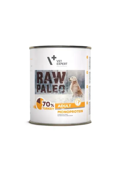 Raw Paleo, Conserva Monoproteica, Adult, Curcan, 800 g