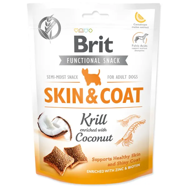 Recompense Brit Care Dog Snack Skin & Coat Krill 150 g