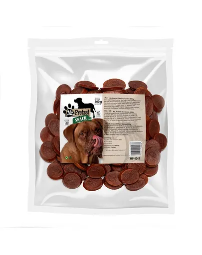 Recompense câini rondele carne de cal MR. PRETZEL 500g