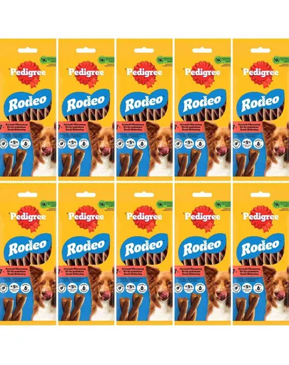 Recompense PEDIGREE Rodeo 10x122 g cu vita, pentru caini