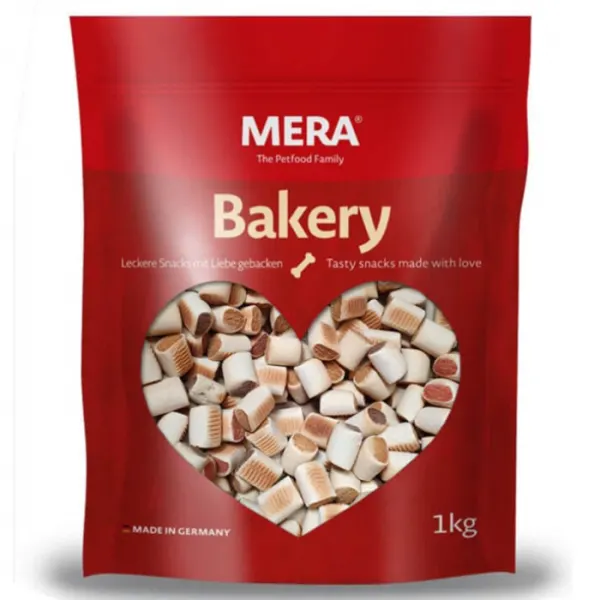 Recompense pentru caini Mera Mini rulouri cu pui, vita  peste 1 kg