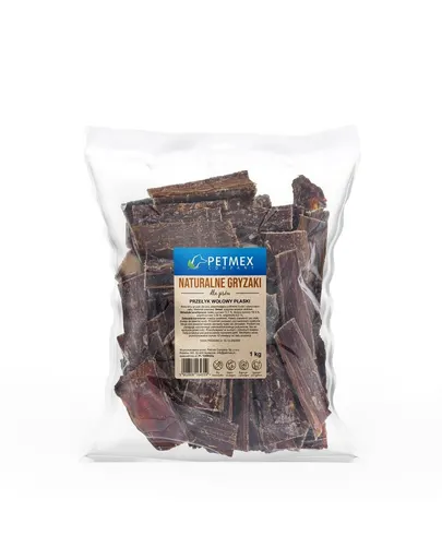 Recompense pentru caini PETMEX Esofag de vita plat 1kg