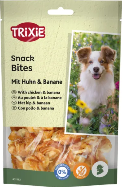 Recompense Pentru Caini, Premio, Banane Cu Pui, 100 g
