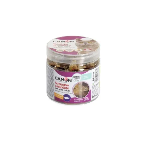 Recompense pentru pisici, Camon, Snack Ansoa uscate, 30 g