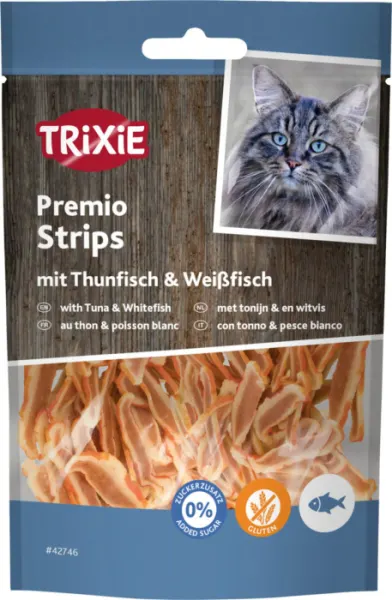Recompense Pentru Pisici, Premio, Strips Cu Ton, 20 g
