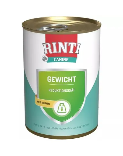 RINTI Canine Weight chicken 400 g controlul greutatii cainilor, cu pui