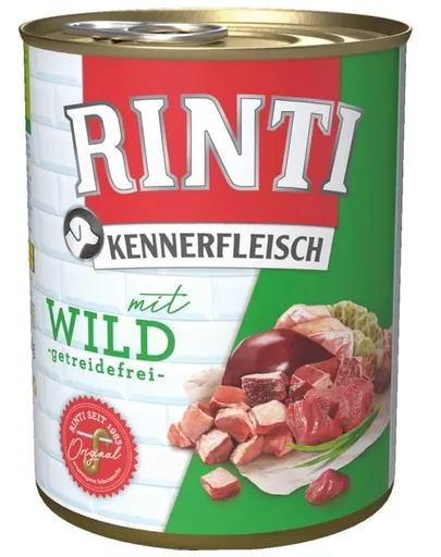 RINTI Kennerfleisch Hrana umeda pentru caini, cu vanat 800 gr