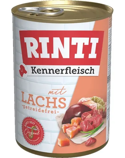 RINTI Kennerfleisch Salmon conserva hrana caini 400 g cu somon