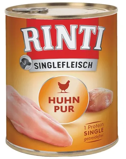 RINTI Singlefleisch Chicken Pure hrana monoproteica pentru caini, cu pui 400 gr