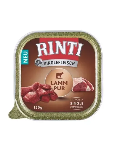RINTI Singlefleisch Lamb conserve cu miel 20x150g pentru caine