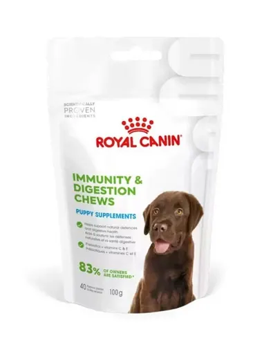 ROYAL CANIN Immunity Digestion Puppy Supplements 100g recompense digestie si imunitate pentru catei