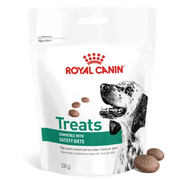 ROYAL CANIN VETERINARY DIET Satiety Treats, punguță recompense funcționale câini, obezitate, 230g