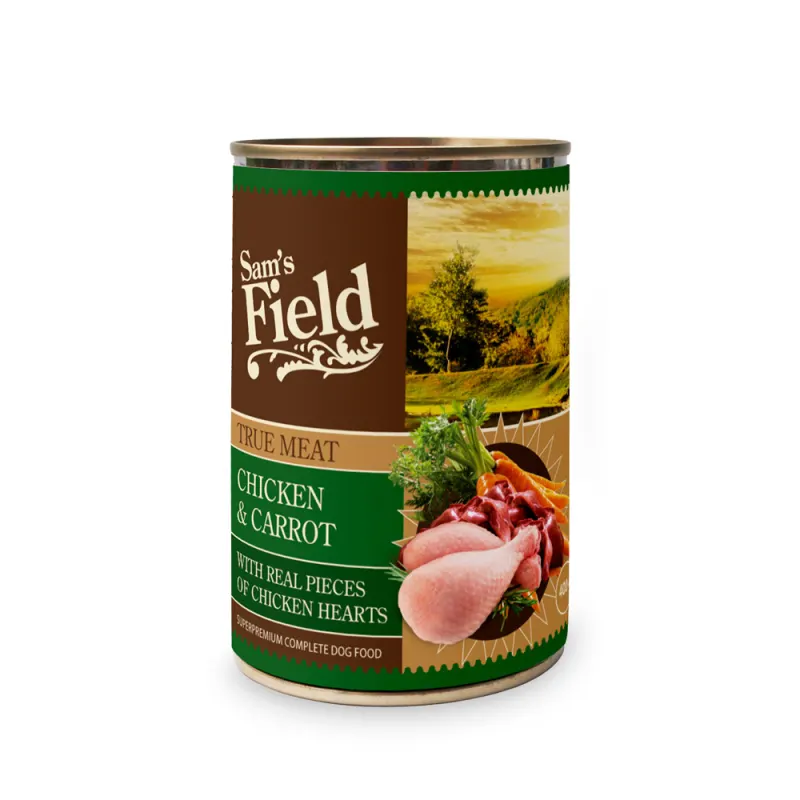 Sam's Field True Meat Chicken & Carrot 400 g