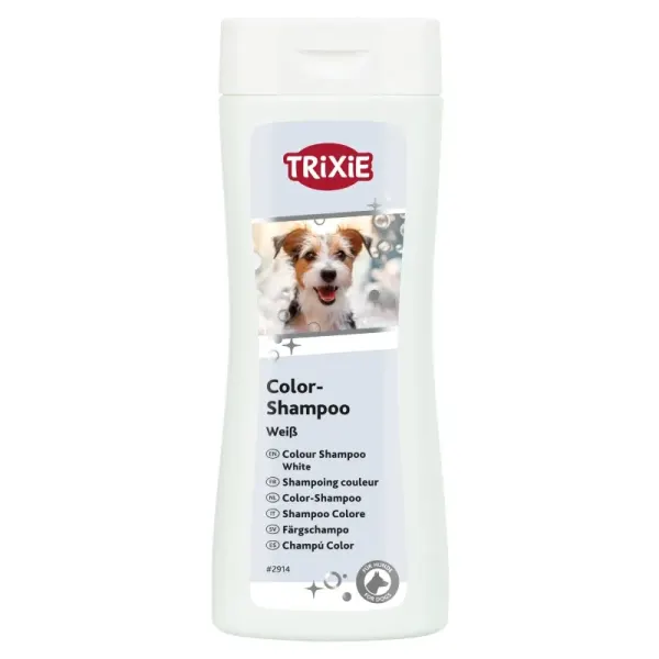Sampon Caini Color cu Blana Alba, Trixie, 250 ml