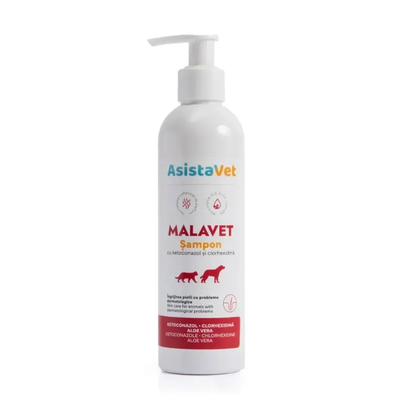 Sampon Dermatocosmetic Malavet, AsistaVet, 250 ml