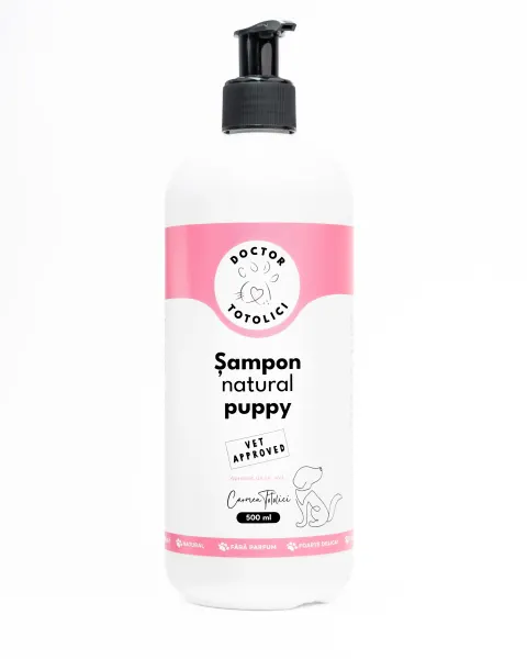 Sampon natural puppy Doctor Totolici, 500 ml